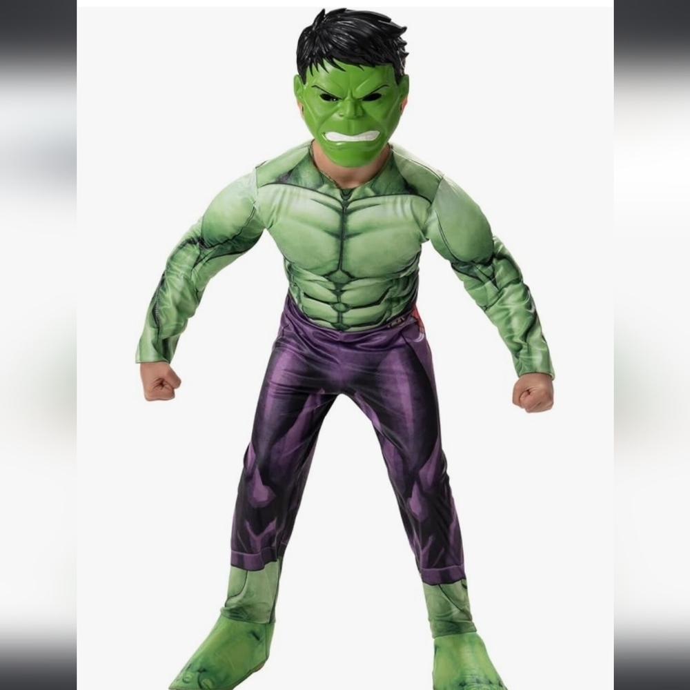 Marvel Avengers Hulk Costume Size Medium 8-10 by Jazwares